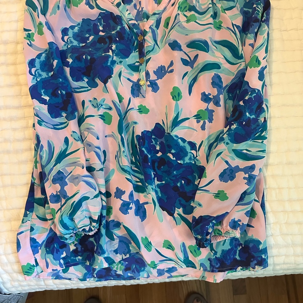 Lilly Pulitzer Vibrant Floral Top